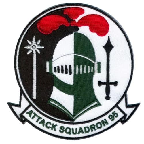 VA-95 Sky Knights Squadron Patch – Plastic Backing