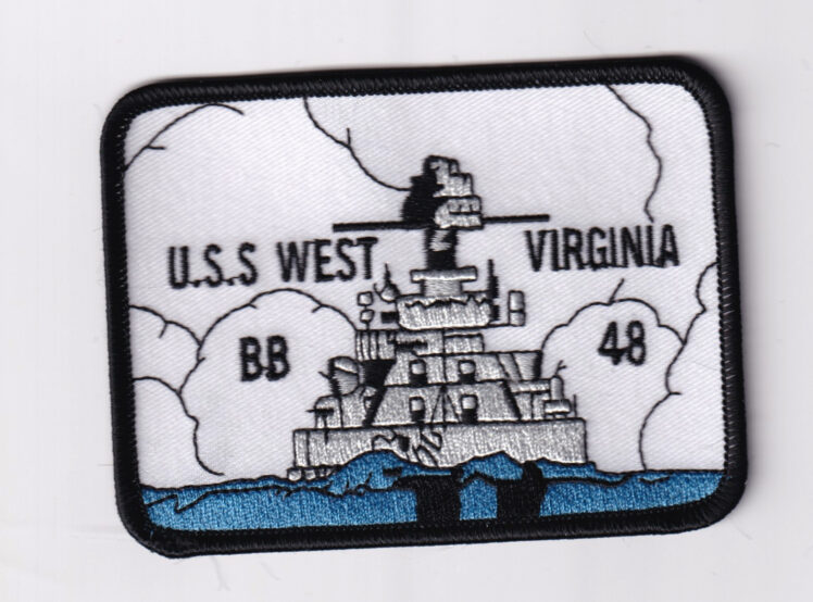 USS West Virginia BB-48 Patch
