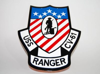 USS Ranger CV-61 Plaque