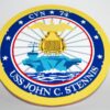 USS John C. Stennis (CVN-74) Plaque