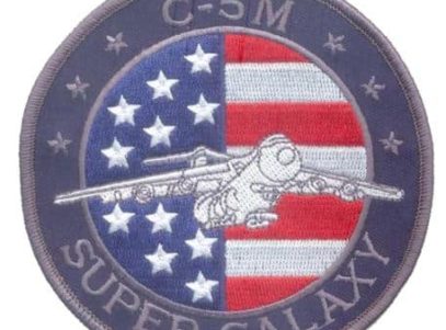 USAF C-5M Super Galaxy Patch – Plastic Backing