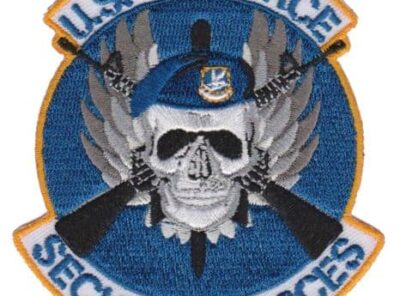 USAF Security Forces Patch – Plastic Backing
