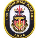 USS Bonhomme LHD-6 Patch – Plastic Backing