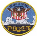 USS Boxer Patch – Plastic Backing