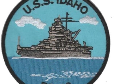 USS Idaho BB-42 Patch – Plastic Backing