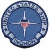USS Inchon LPH-12 Patch – Plastic Backing