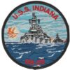 USS Indiana BB-58 Patch – Plastic Backing