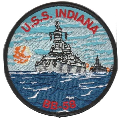 USS Indiana GP Challenge pinted Coin BB-58 
