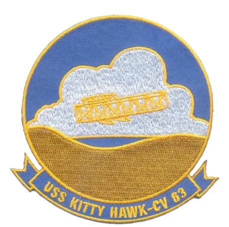 USS Kitty Hawk CV-63 Patch – Plastic Backing
