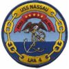 USS Nassau- LHA-4 Patch – Plastic Backing