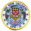 USS New Orleans LPH-11 Patch – Plastic Backing