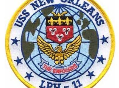 USS New Orleans LPH-11 Patch – Plastic Backing