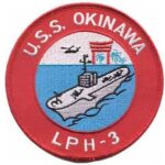 USS Okinawa LPH-3 Patch – Plastic Backing