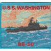 USS Washington BB-56 – Plastic Backing