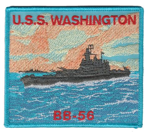 USS Washington BB-56 – Plastic Backing