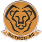 VP-90 Lions Squadron Patch – Plastic Backing