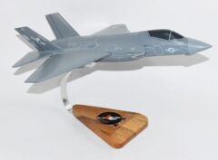 Lockheed Martin F-35C Lightning II, VFA-147 Argonauts, 16" Mahogany Scale Model