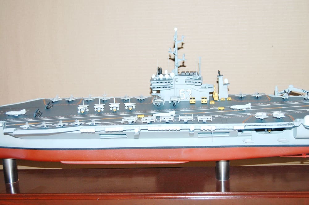 USS Kitty Hawk CV-63 Aircraft Carrier Model
