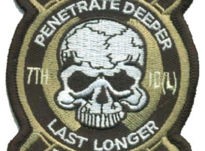 7th ID Recon Patch – Plastic Backing