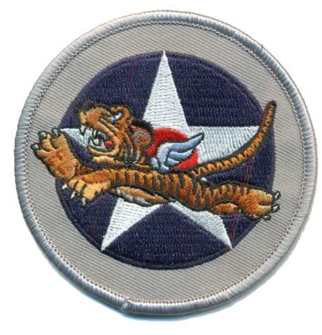 Air Corps Flying Tiger Patch – Plastic Backing