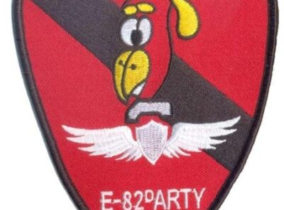 E Co 82nd ARTY Woodpeckers Patch – Plastic Backing