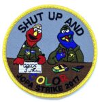 Shut Up and Color Patch – Plastic Backing