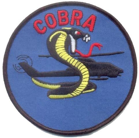 US Army AH-1 Cobra Patch – Plastic Backing