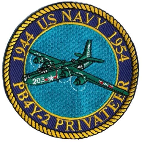 US Navy PB4Y-2 Privateer Patch – Plastic Backing