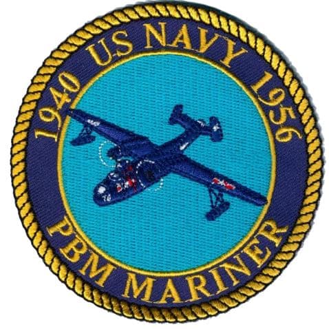 US Navy PBM Mariner Patch – Plastic Backing