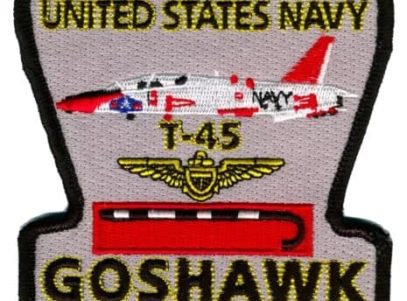 US Navy T-45 Goshawk Patch – Plastic Backing