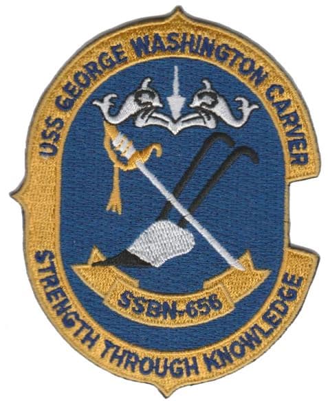 Plastic Backing USS George Washington Carver SSBN-656 