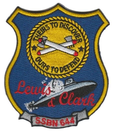 USS Lewis & Clark SSBN-644 – Plastic Backing