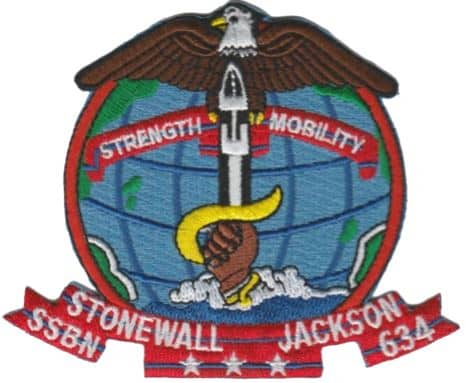 USS Stonewall Jackson SSBN-634 – Plastic Backing
