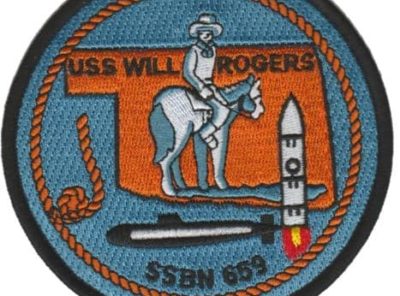 USS Will Rogers SSBN-659 – Plastic Backing