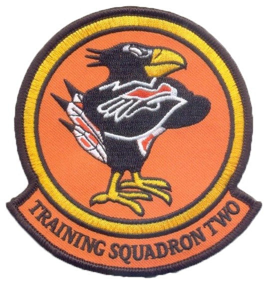 VT-2 Doerbirds (Orange) Squadron Patch– Plastic Backing