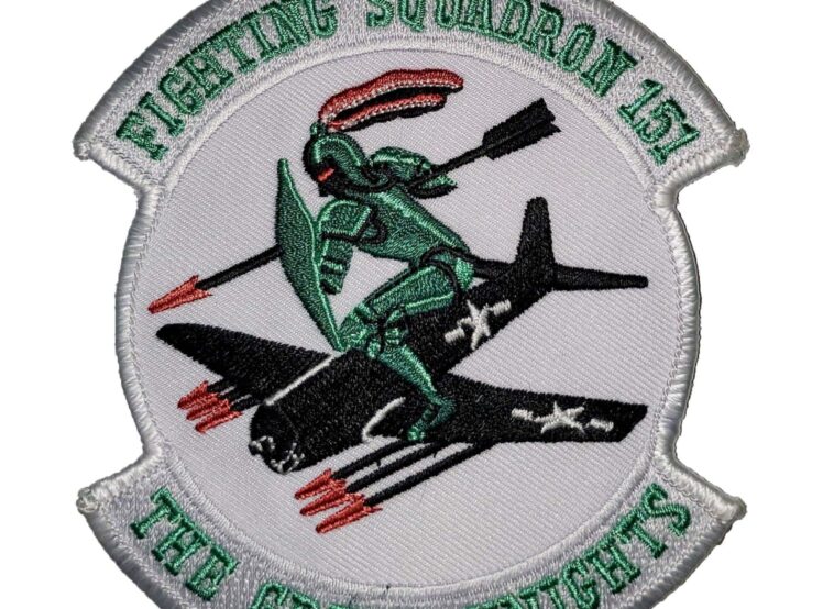 VMF-151 Green Knights Squadron Patch - Sew On