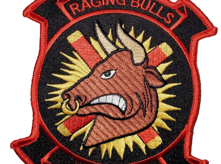 HMM-261 Raging Bulls Squadron Patch- Sew On