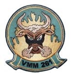 VMM-261 Raging Bulls Squadron Patch- Sew On