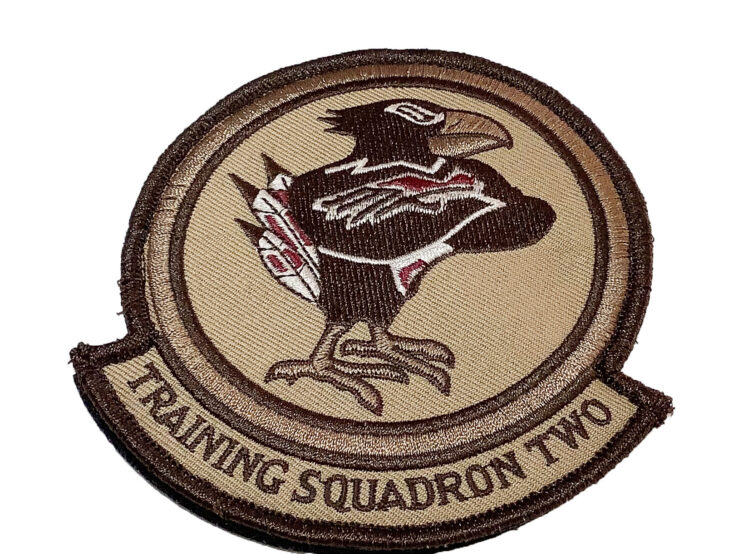 VT-2 Doerbirds (Tan) Squadron Patch– Hook and Loop