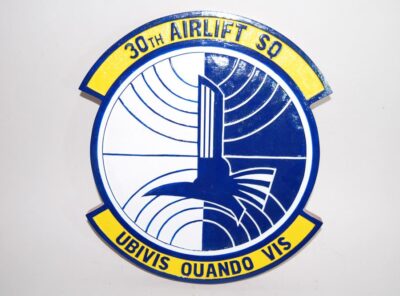 30th Airlift Squadron Plaque