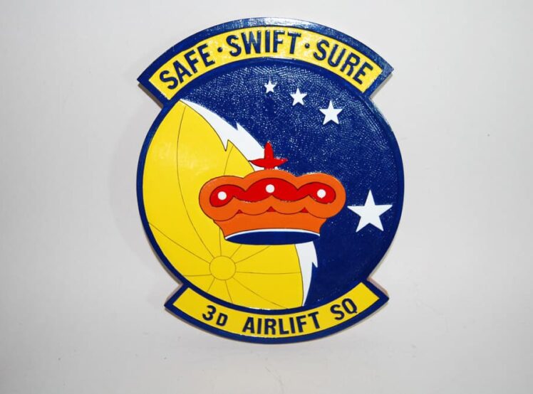 3d Airlift Squadron Plaque