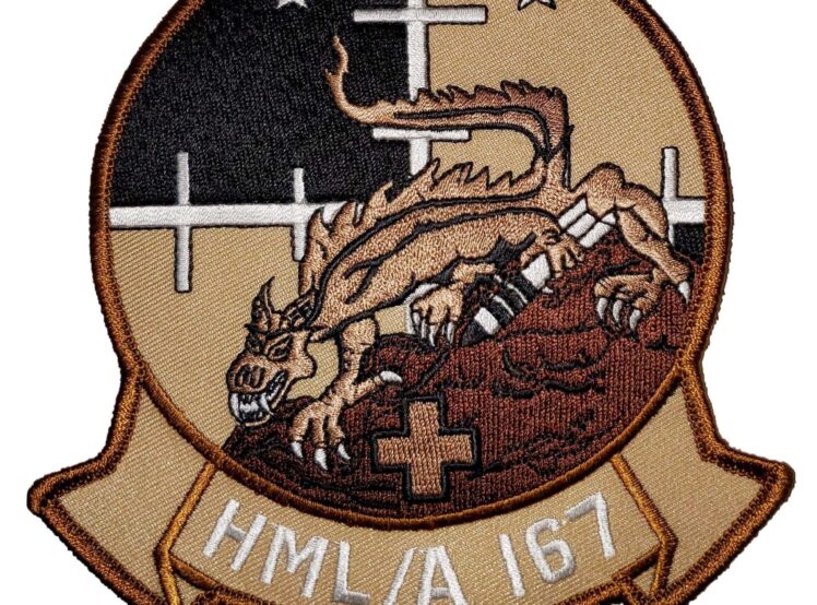 HML/A-167 Warriors (Tan) Patch – Sew On