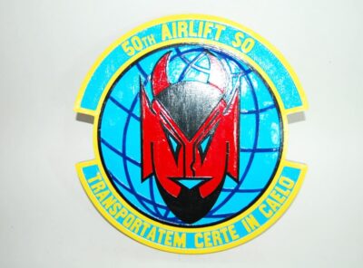 50th Airlift Squadron Plaque