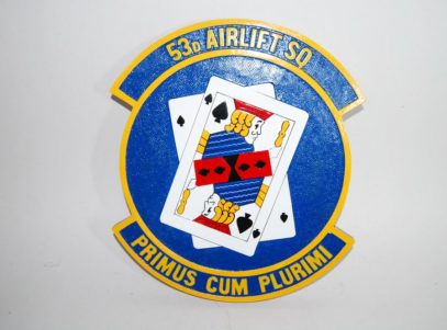 53d Airlift Squadron Plaque