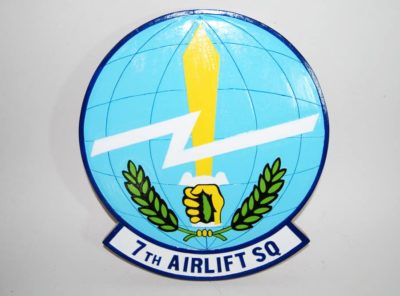 7th Airlift Squadron Plaque