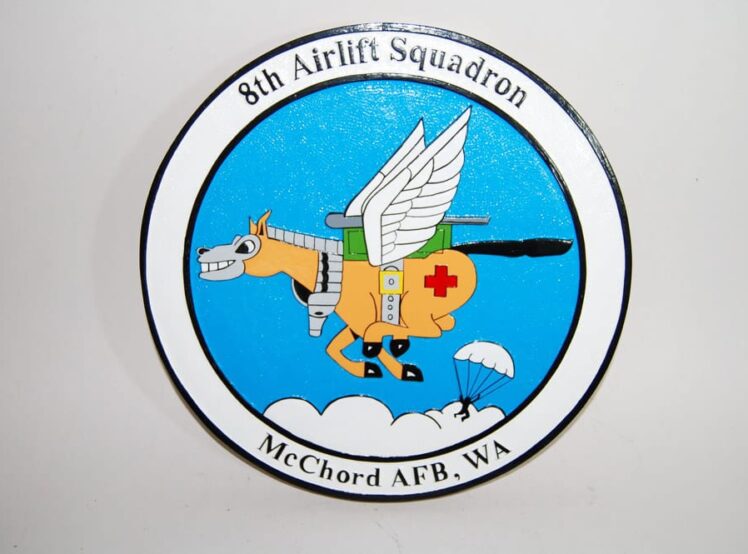 8th Airlift Squadron Plaque