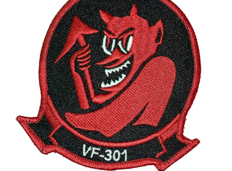 VF-301 Devil's Disciples Squadron Patch- Sew On