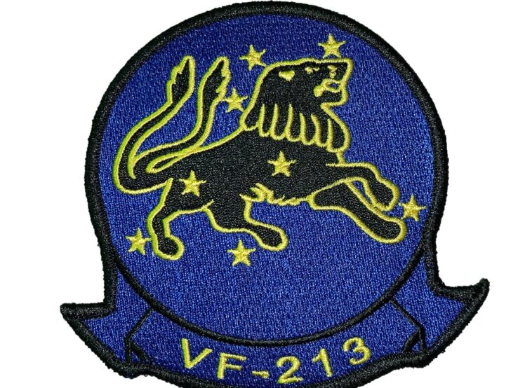 VF-213 Black Lions Squadron Patch – Sew on