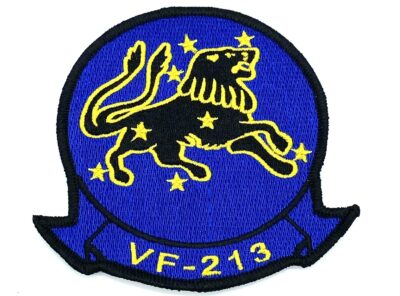 VF-213 Black Lions Squadron Patch – Plastic Backing