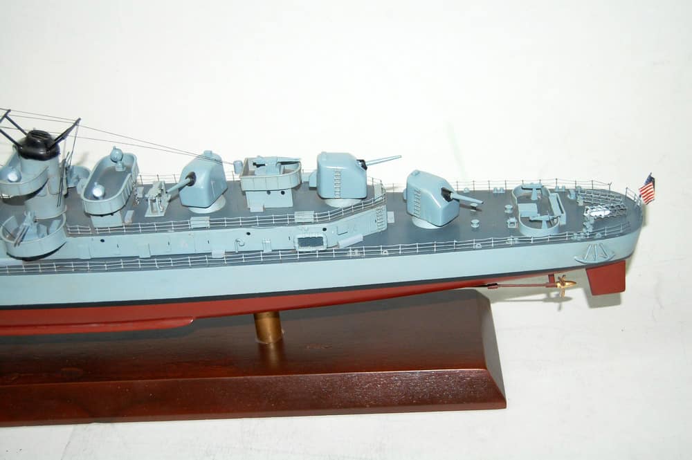 Wood Cutaway Model of USS Fletcher Made in the USA DD-445 